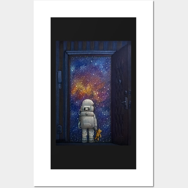 Universe at Your Door Wall Art by illustore